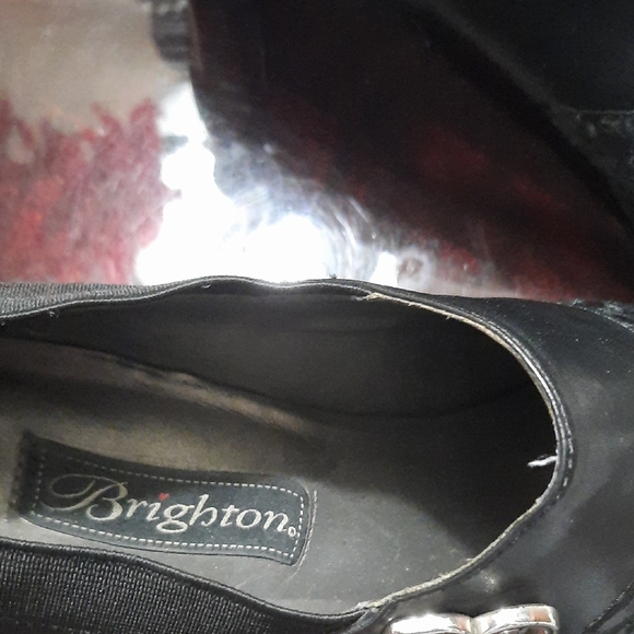 Brighton Black Embroidered Shoes - Picture 2 of 8